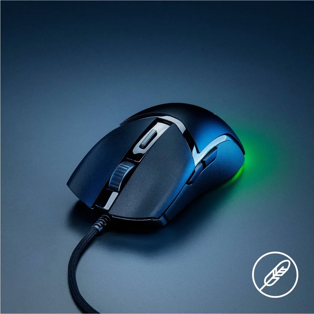 Razer Cobra Customizable Wired Gaming Mouse with Chroma RGB lighting - Black